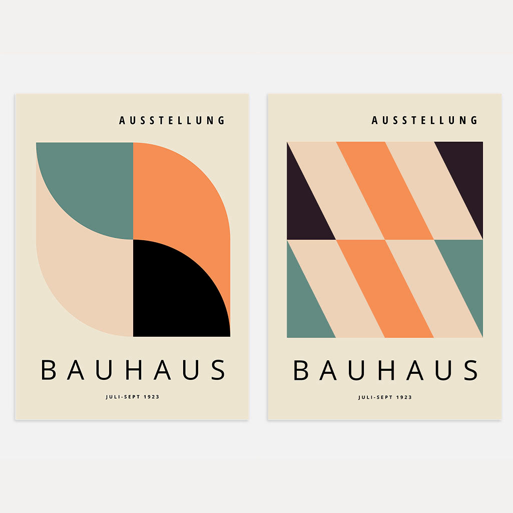 Bauhaus Kleuren – Set van 2 posters