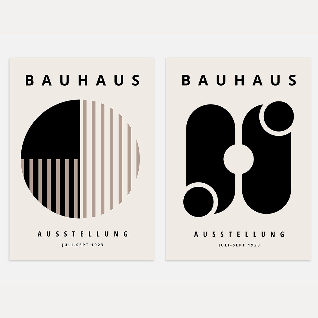 Bauhaus Harmonie – Set van 2 posters