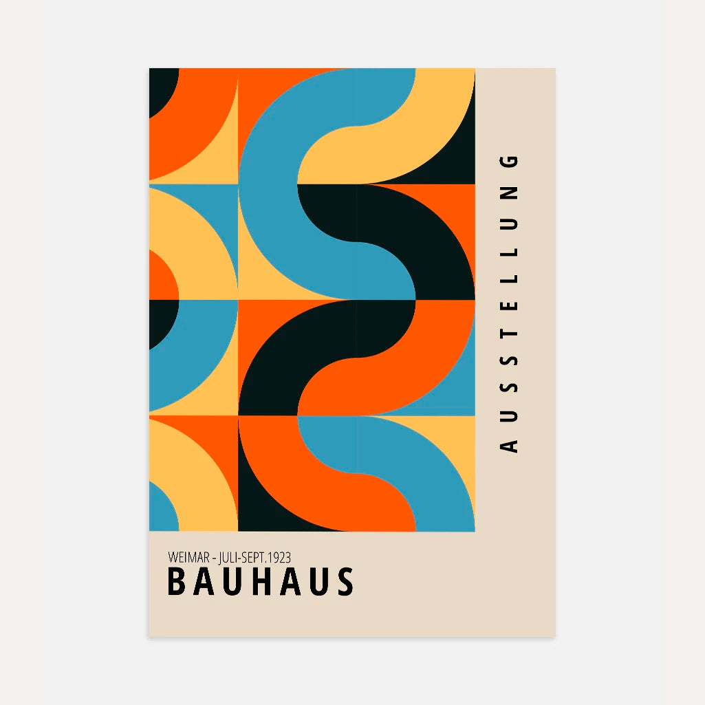 Bauhaus Golvende Energie Poster