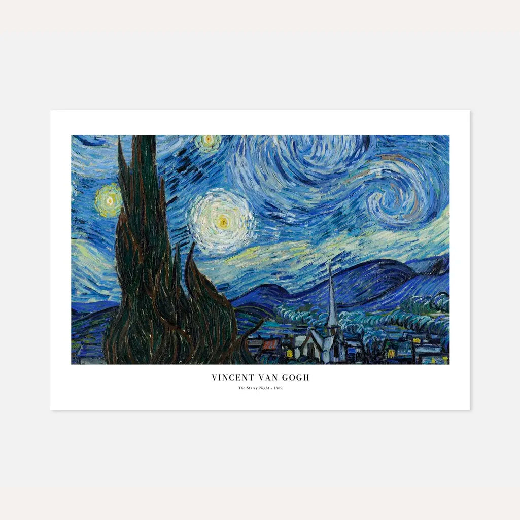 Vincent van Gogh Poster – De sterrennacht 1889