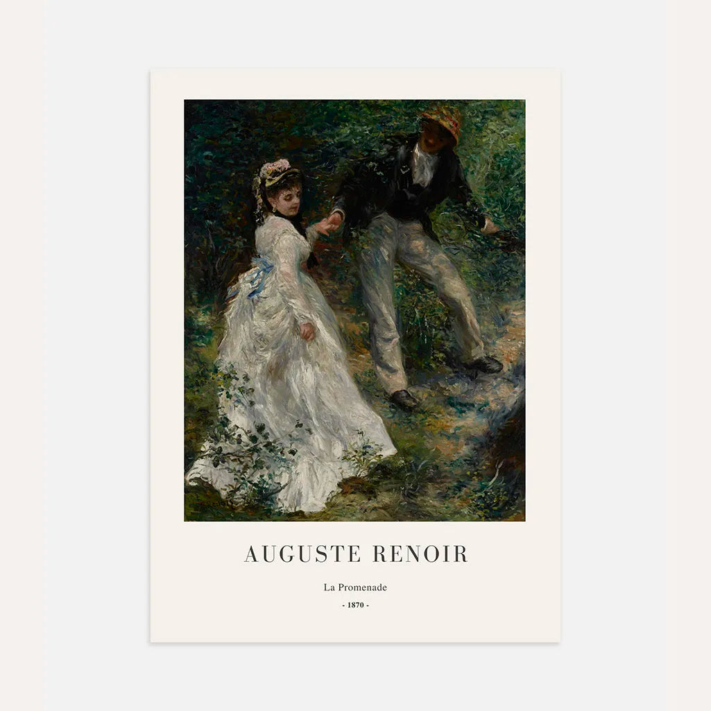 Auguste Renoir – De wandeling Poster