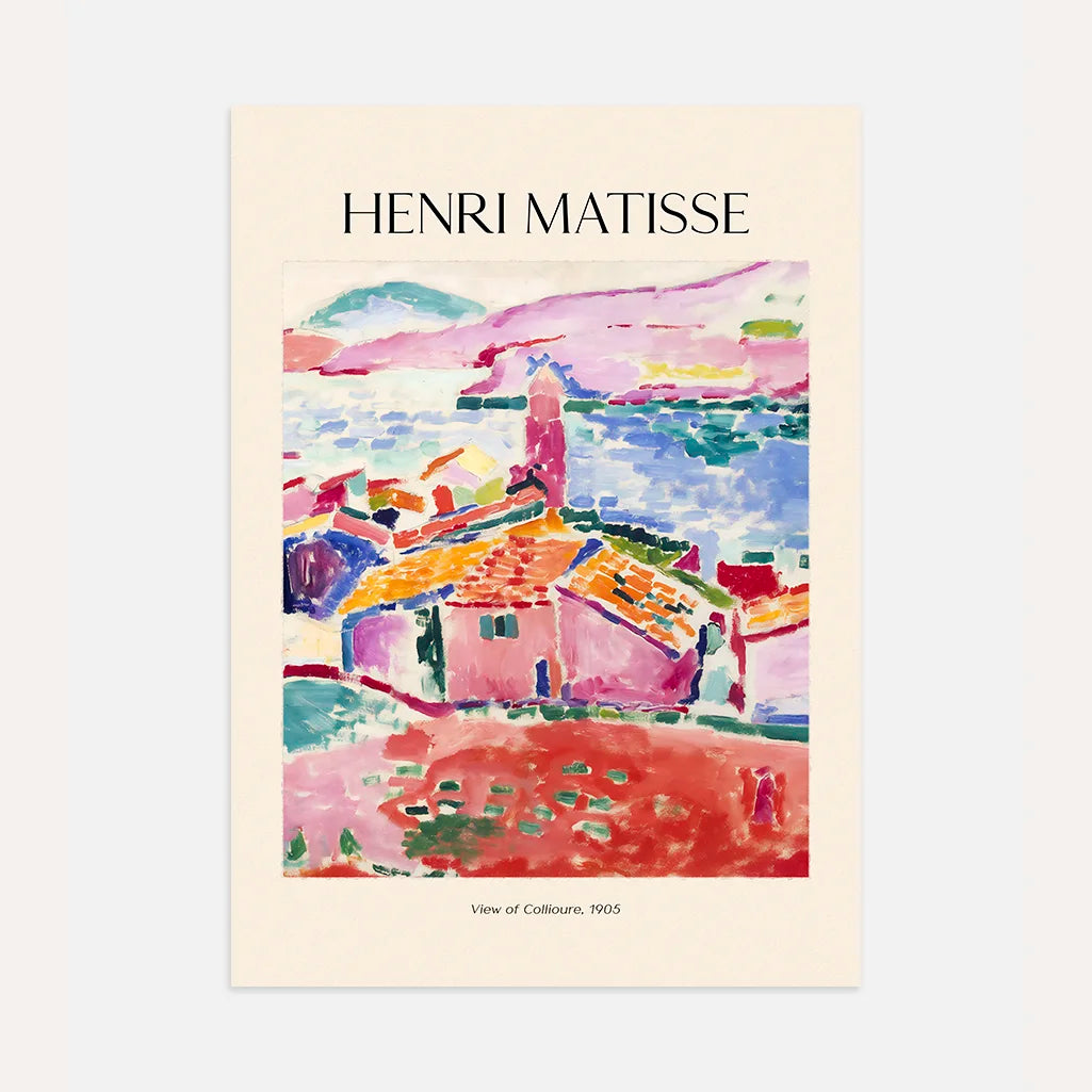 Henri Matisse Poster – Uitzicht op Collioure