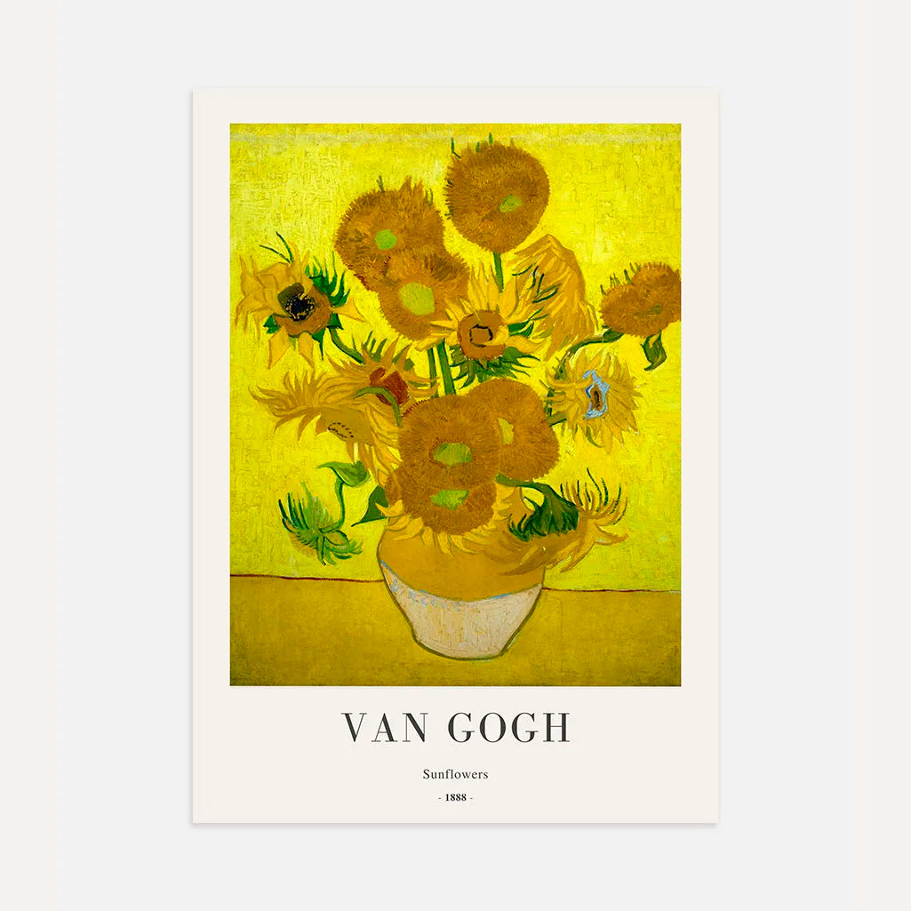 Vincent van Gogh Poster – Zonnebloemen 1888