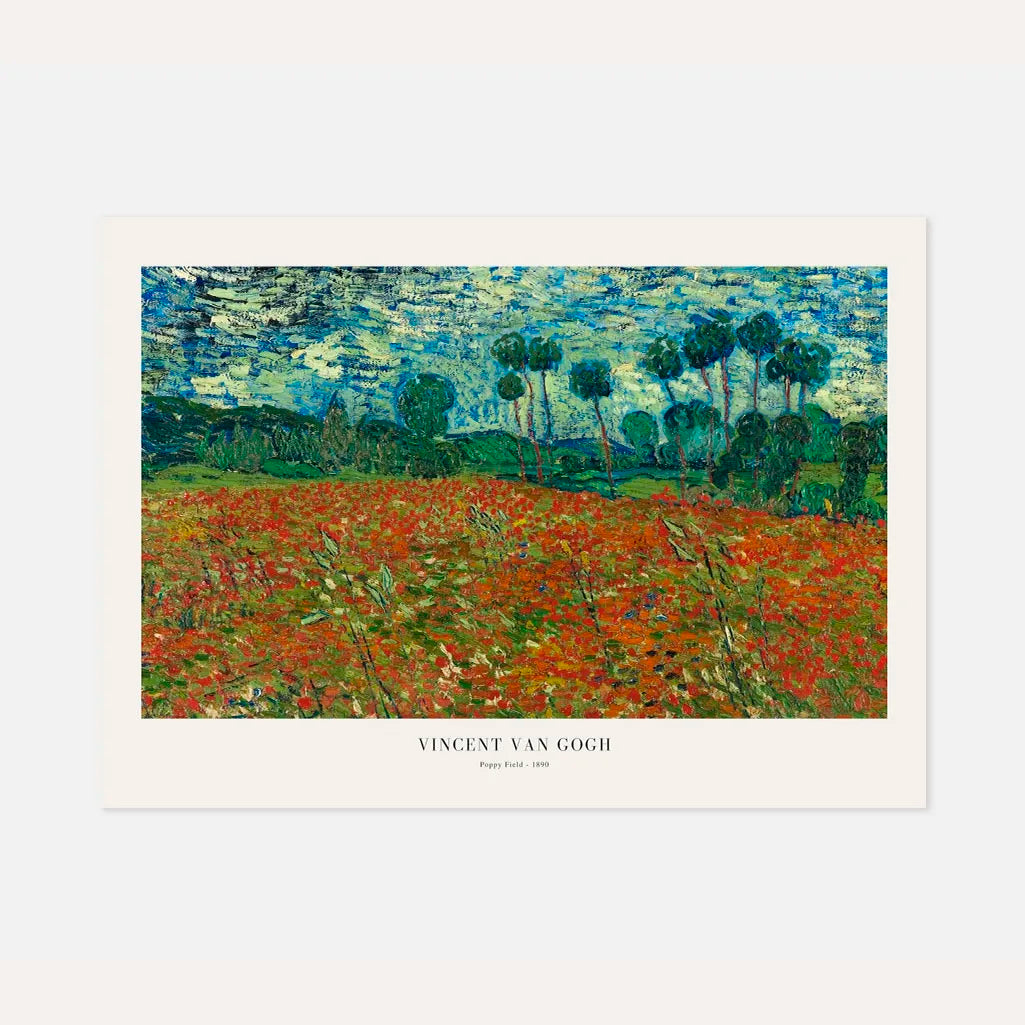 Vincent van Gogh – Klaprozenveld Poster