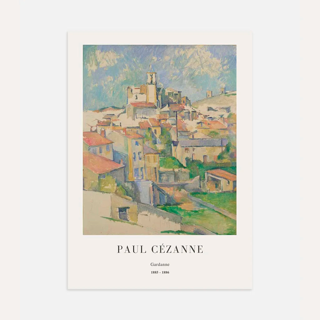 Paul Cézanne – Gardanne Poster, Provence