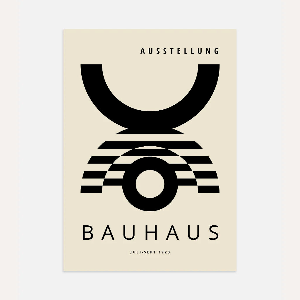 Bauhaus Geometrische Vormen Poster