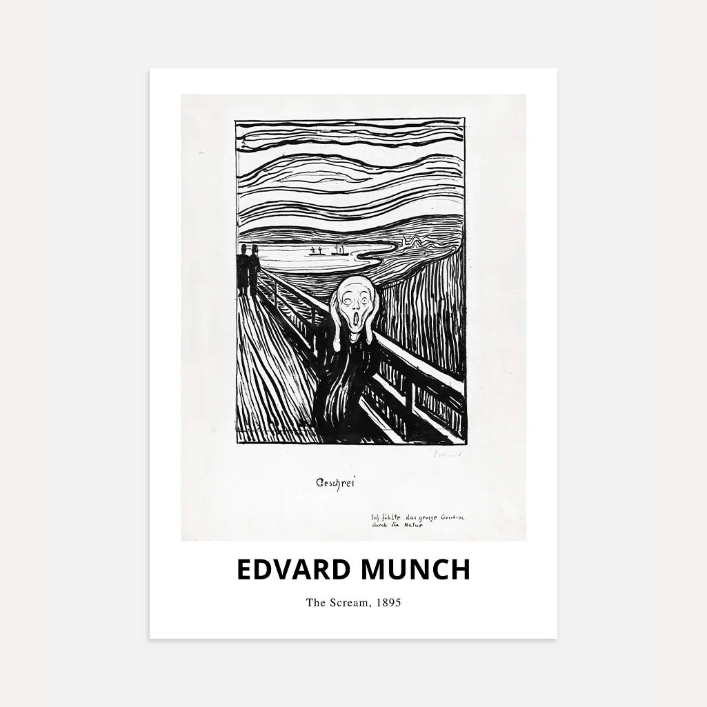 Edvard Munch The Scream Poster