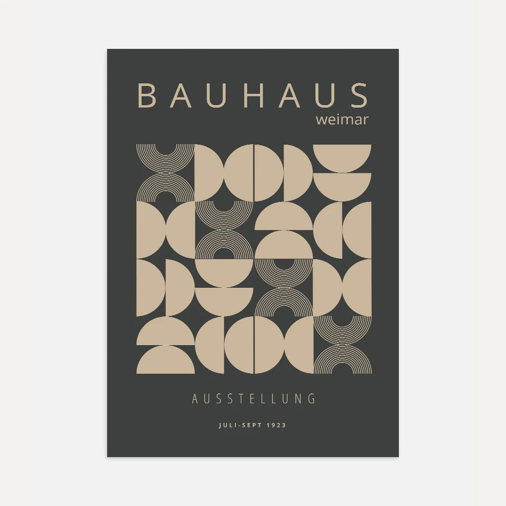 Bauhaus Vormen Poster