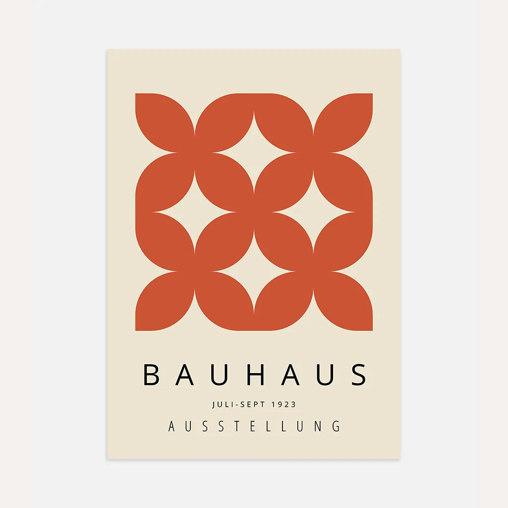 Bauhaus Baksteen Poster
