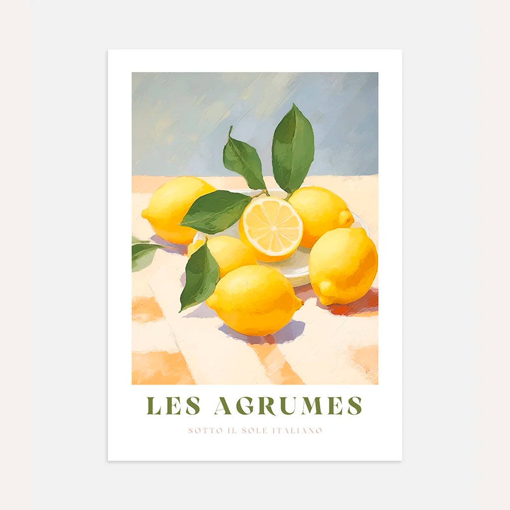 Les Agrumes Verde Citroen poster