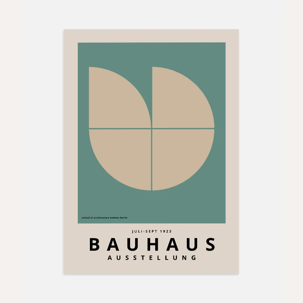 Bauhaus Lichtgroen Poster