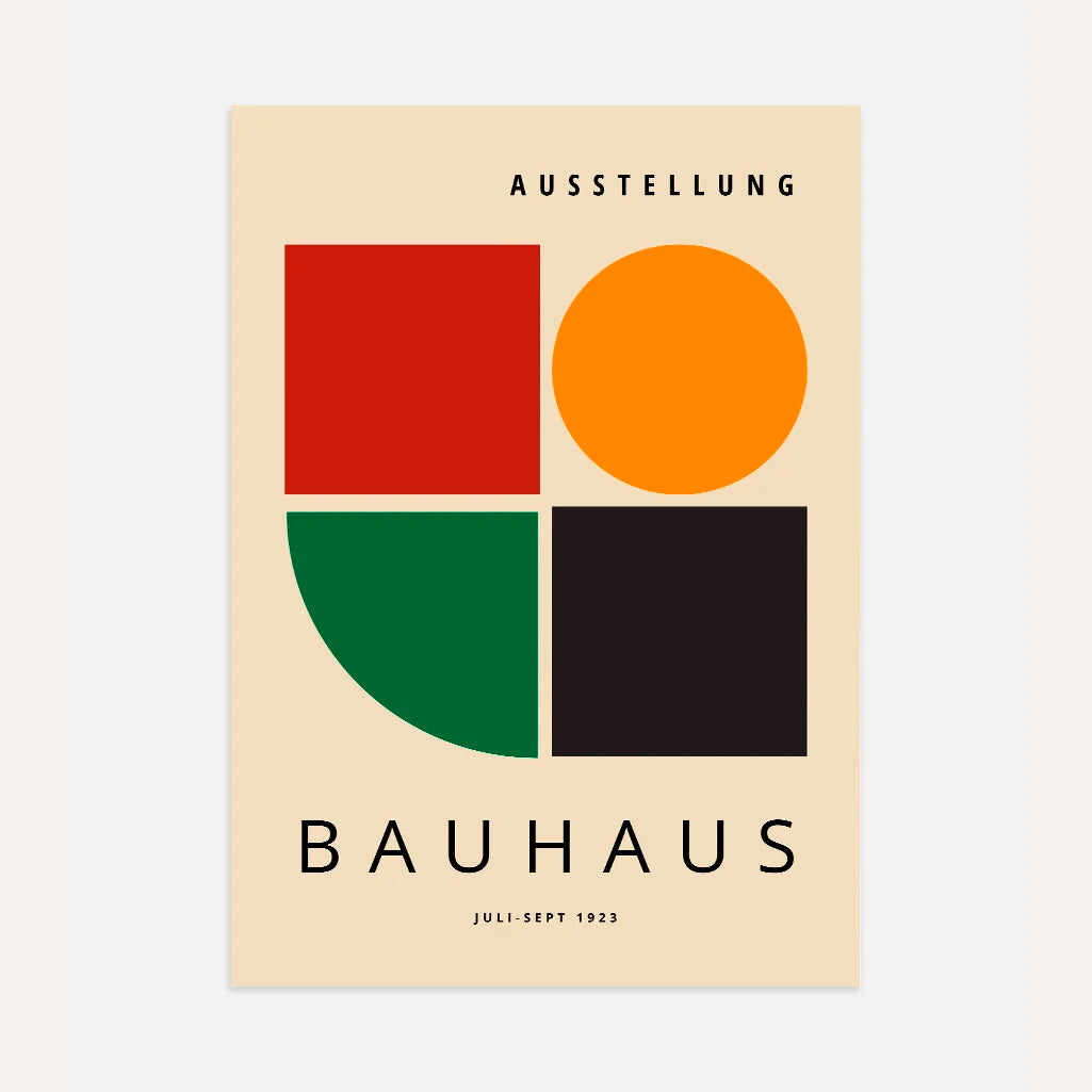 Bauhaus Groen Harmonie Poster