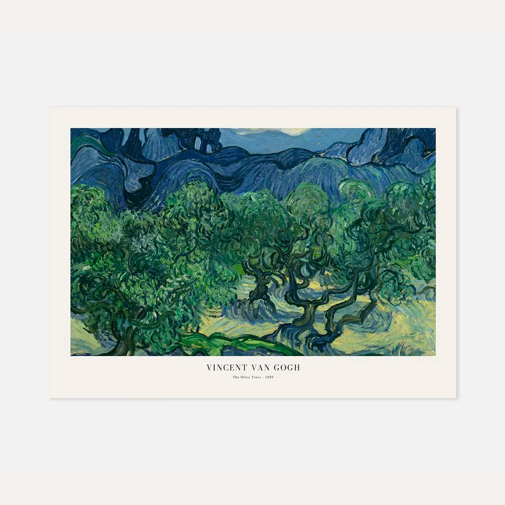 Vincent van Gogh – De Olijfbomen Poster