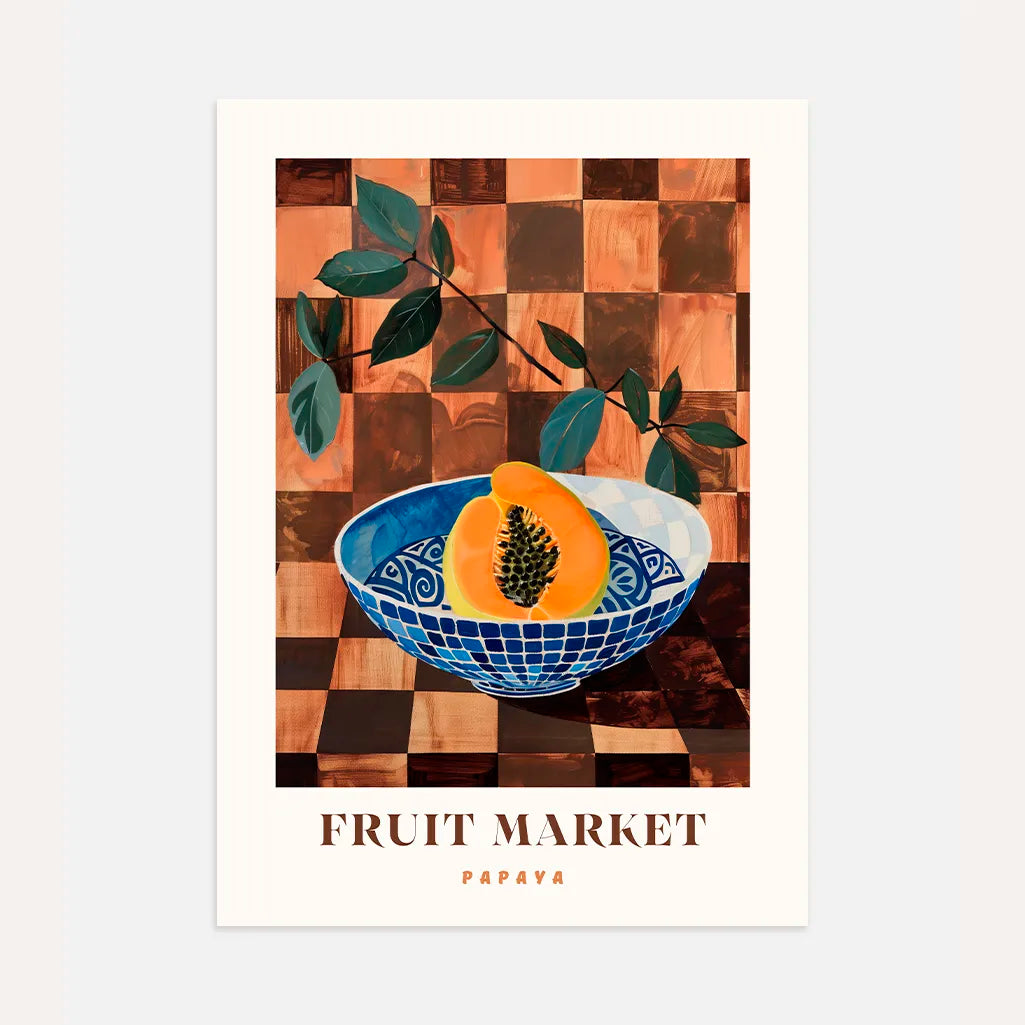 Papaja Stilleven Poster