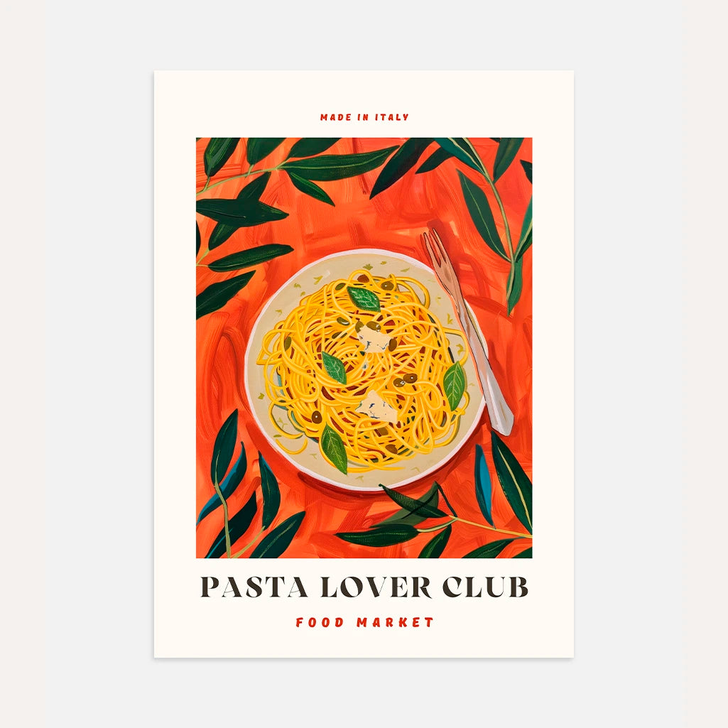 Spaghetti Keukenposter