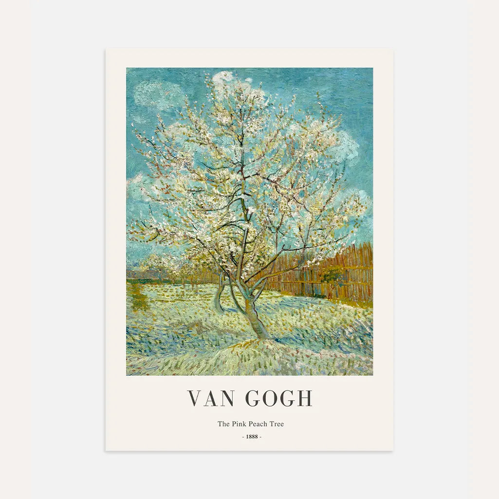 Vincent van Gogh Poster – De roze perzikboom