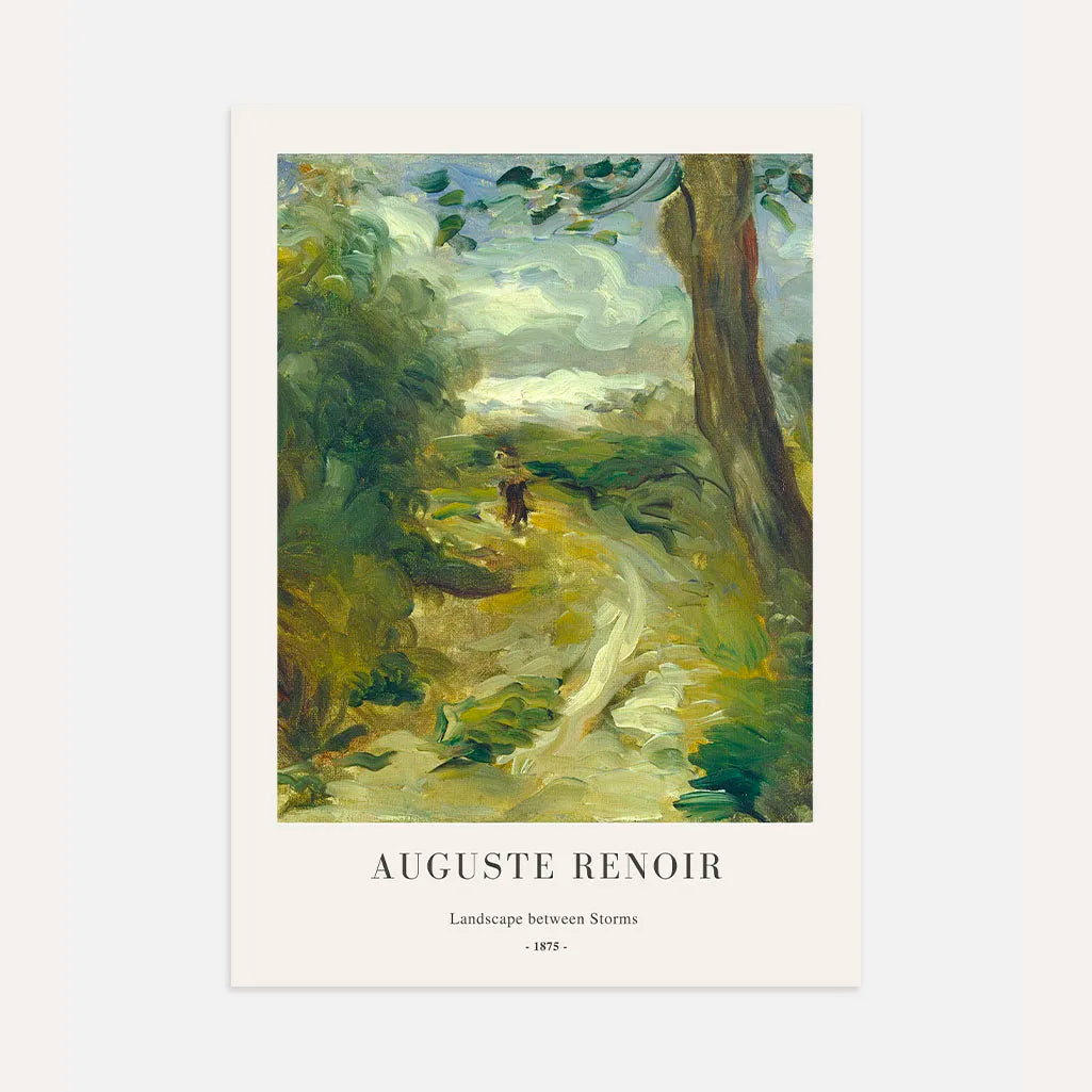 Auguste Renoir – Landschap tussen de stormen Poster