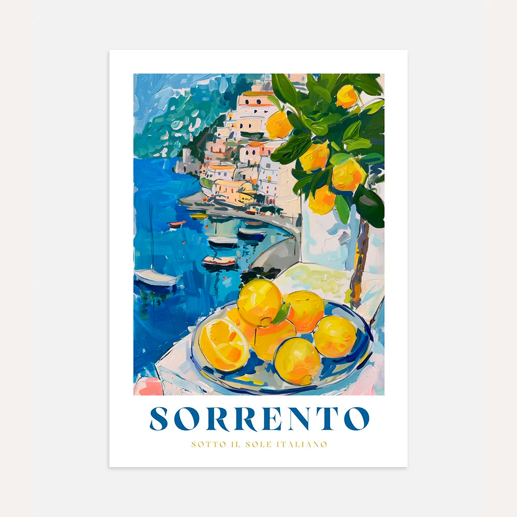 Sorrento Citroenen Poster