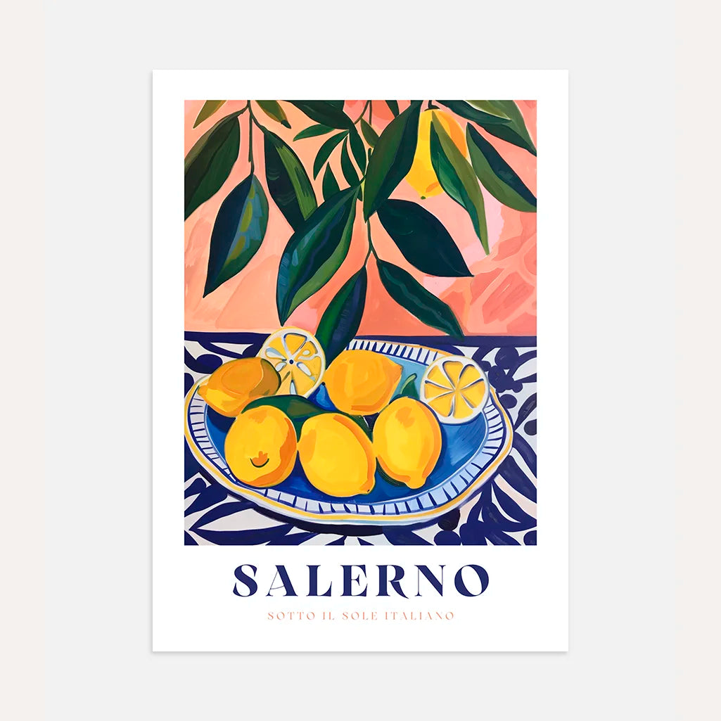 Salerno Citroen Bord poster