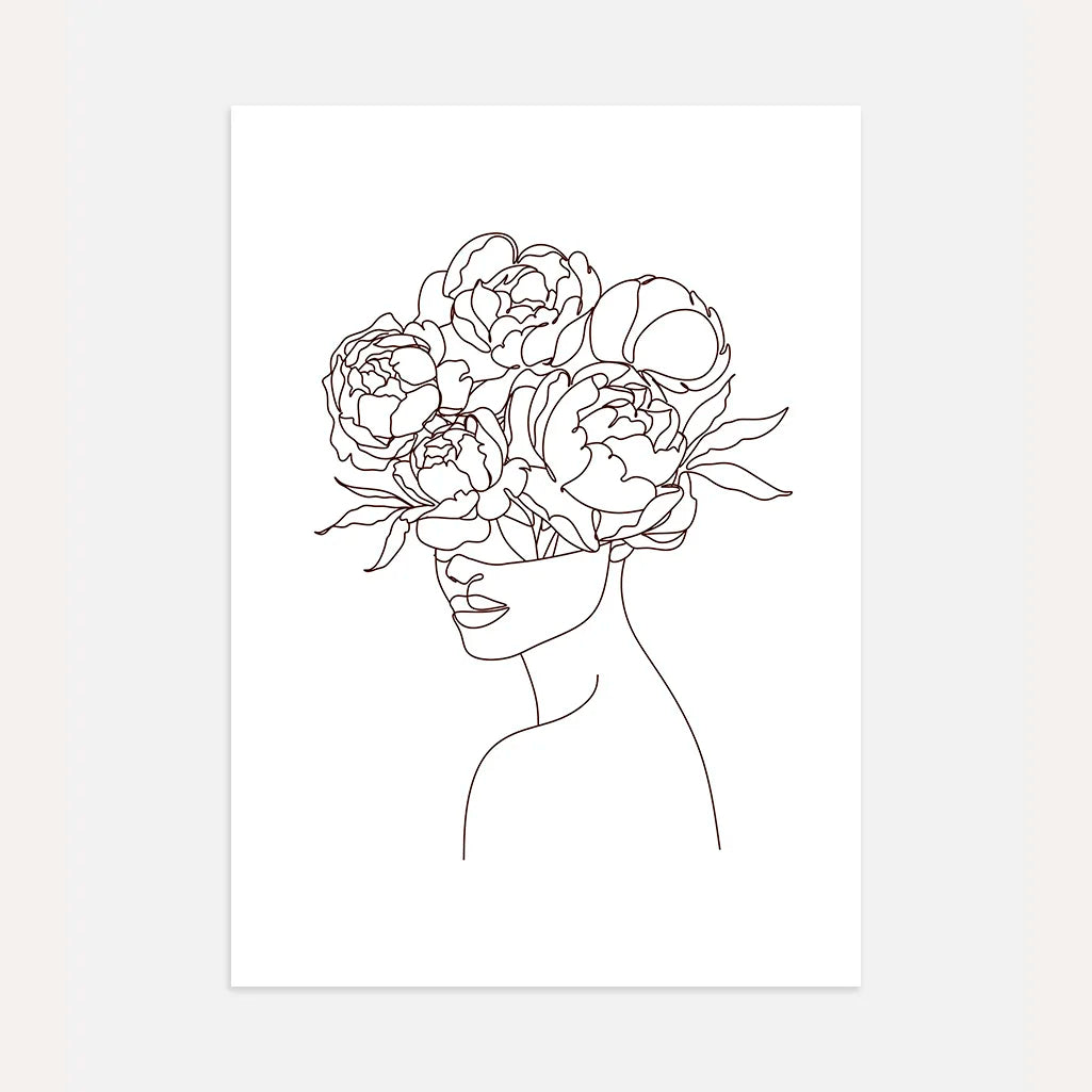 Poster – Florale gedachte
