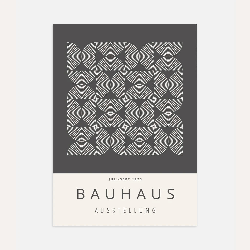 Bauhaus Wit Poster