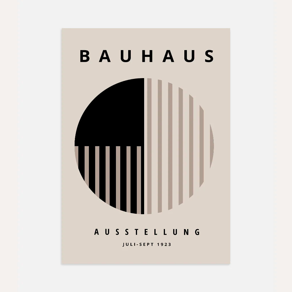 Bauhaus Cirkel Poster