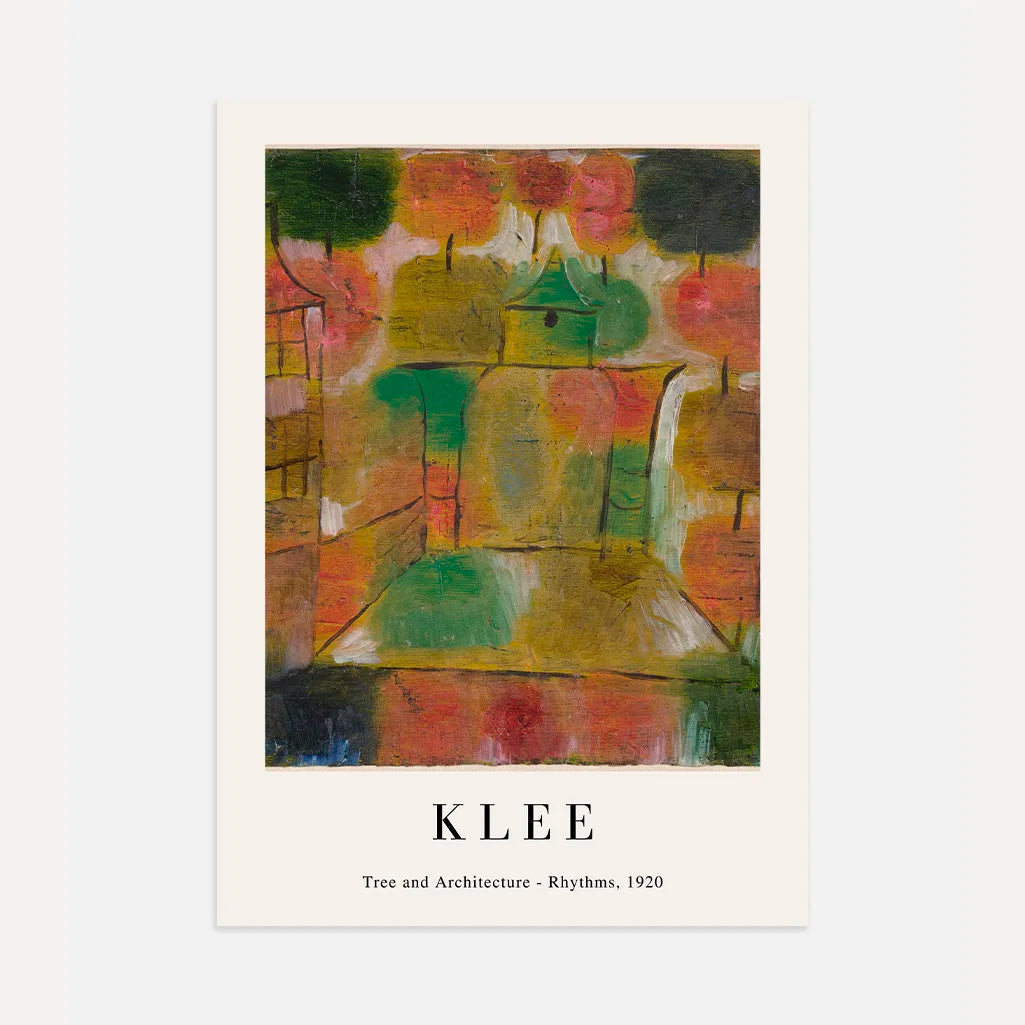 Paul Klee Poster – Boom en architecturale ritmes