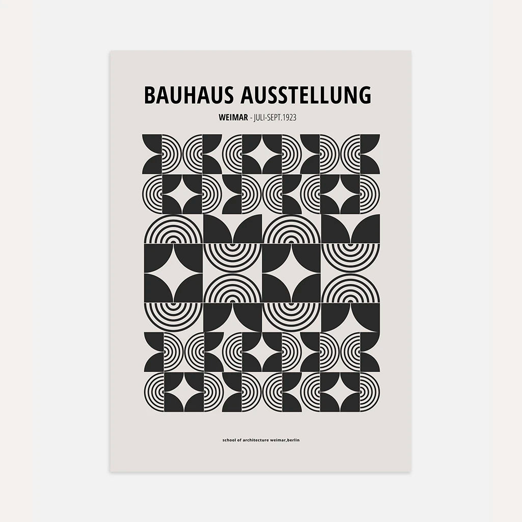 Bauhaus Fijne Details Geometrie Poster