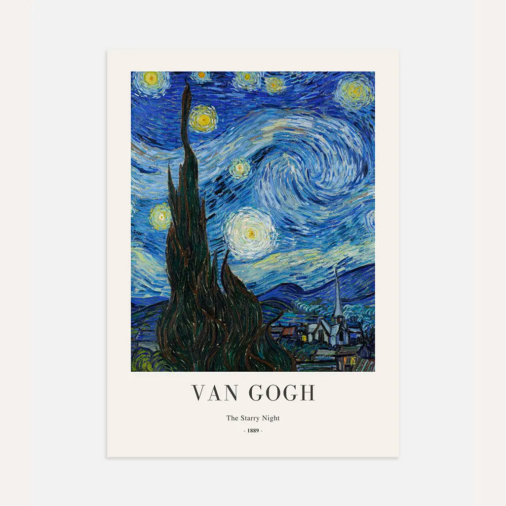 Vincent van Gogh Poster – De sterrennacht