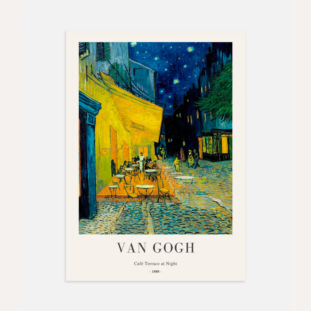 Vincent van Gogh – Caféterras bij nacht Poster