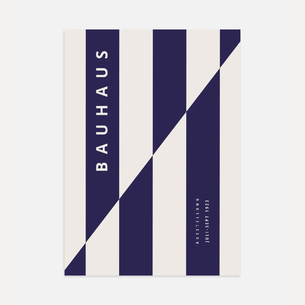 Bauhaus Strakke Snede Poster