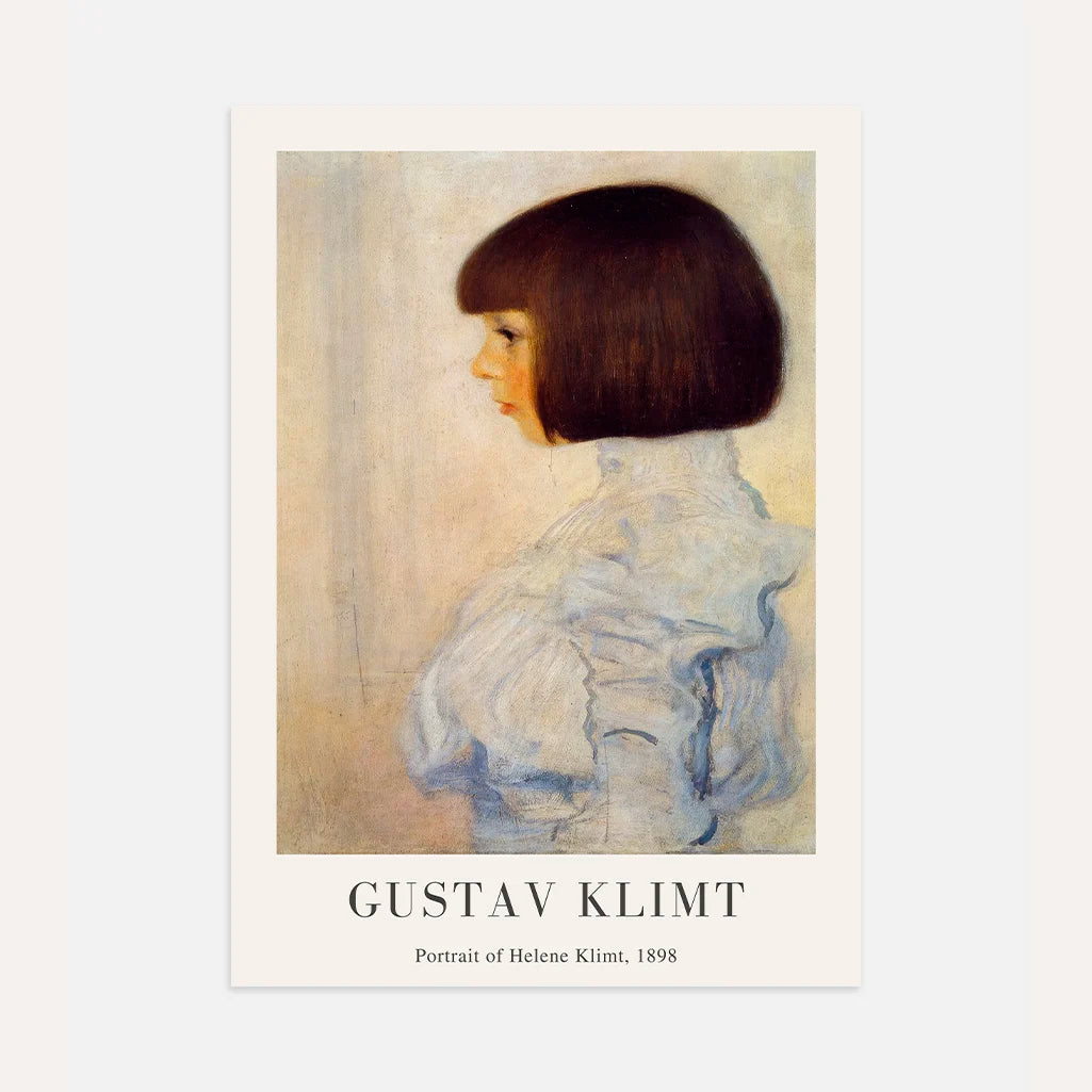 Gustav Klimt – Portret van Helene Klimt Poster