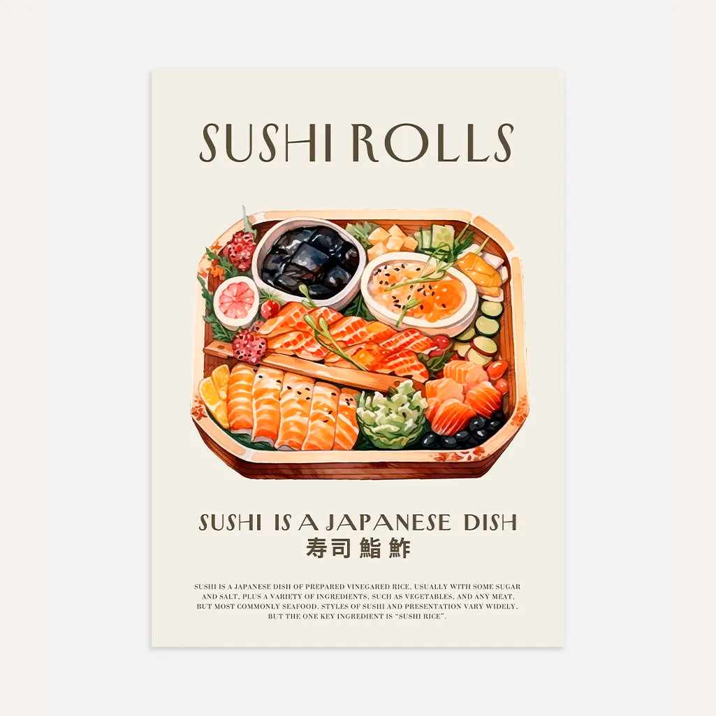 Luxe Sushi Poster