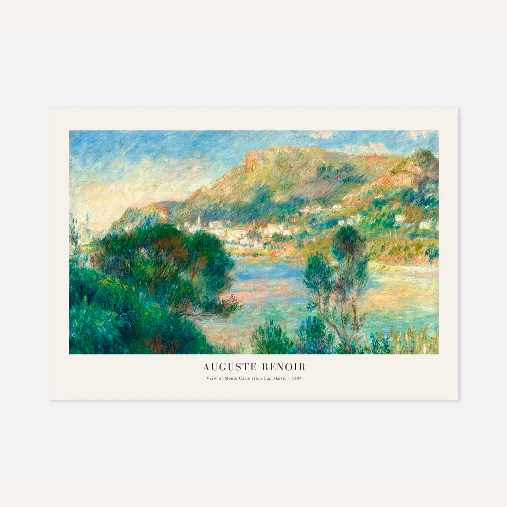 Auguste Renoir – Uitzicht op Menton Poster