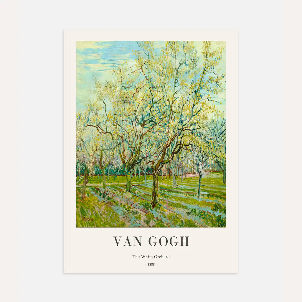 Vincent van Gogh Poster – De witte boomgaard