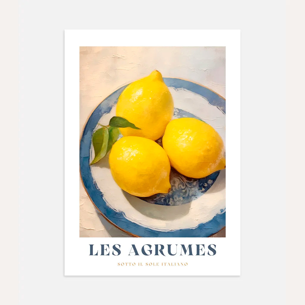 Les Agrumes Citroen Bord poster