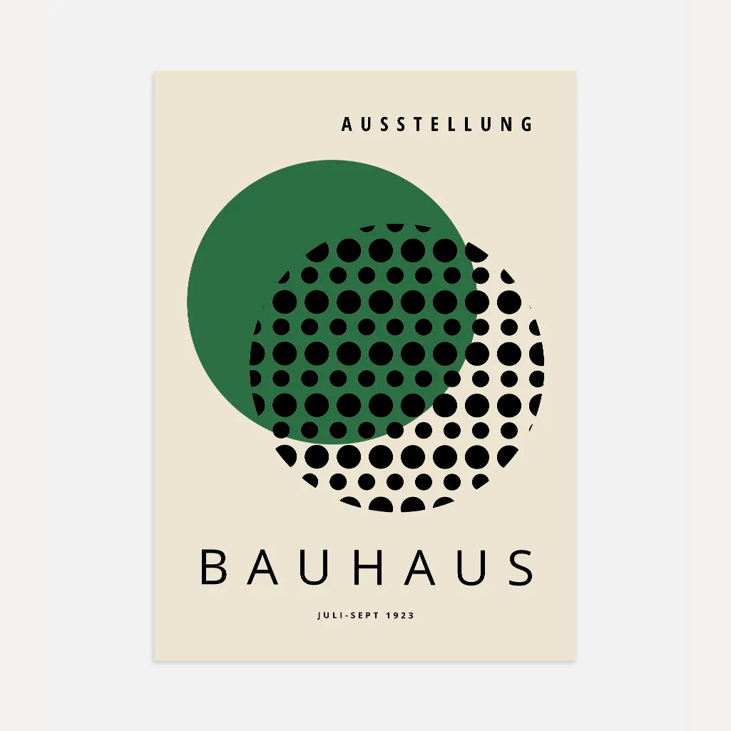 Bauhaus Stippen Balans Poster