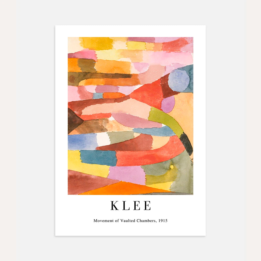 Paul Klee Poster – Abstracte architectuur