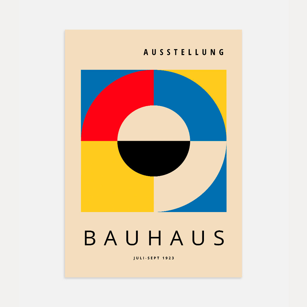 Bauhaus Centrale Cirkel Poster