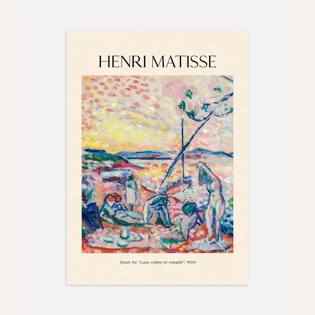 Henri Matisse Poster – Studie voor Luxe, kalmte en weelde