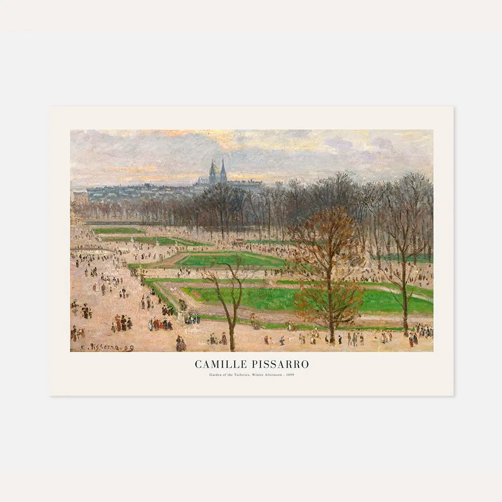 Camille Pissarro – Tuilerieëntuin, winter Poster
