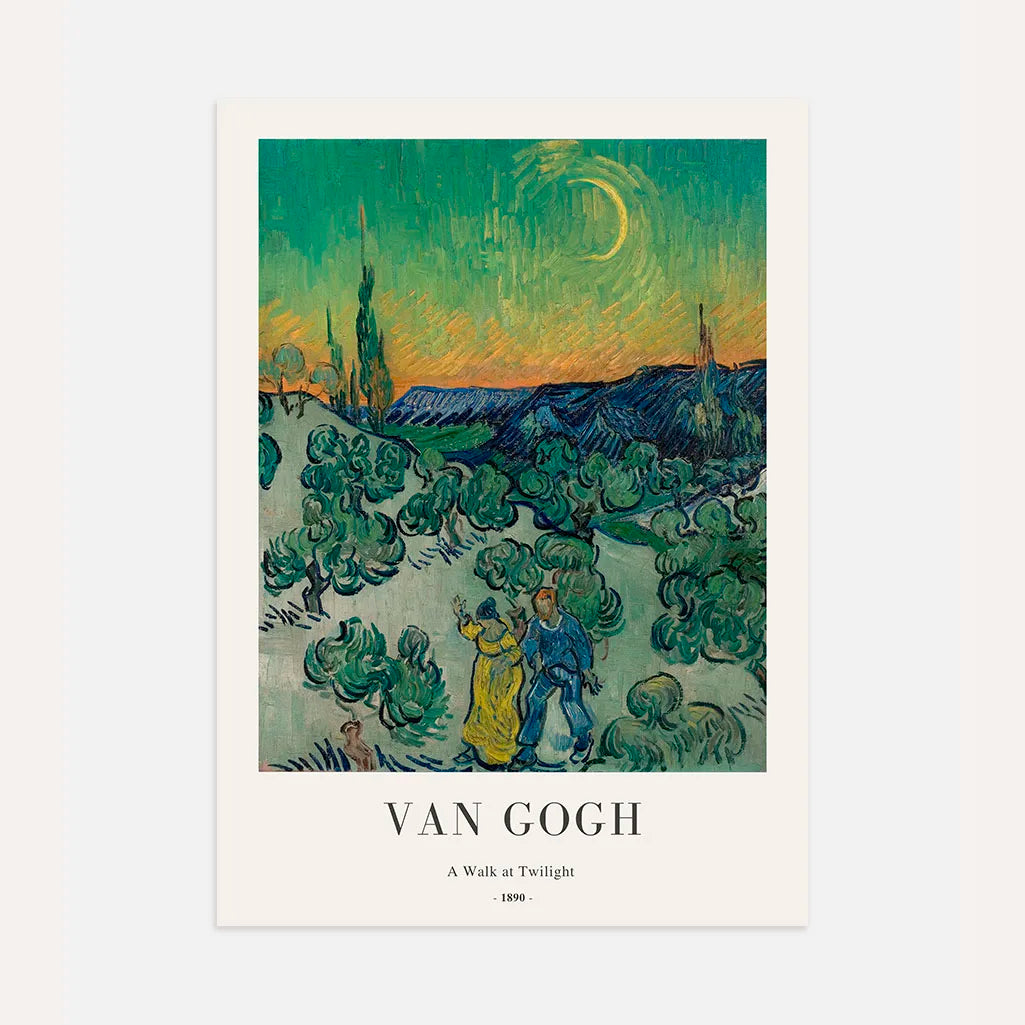 Vincent van Gogh Poster – Wandeling in de schemering