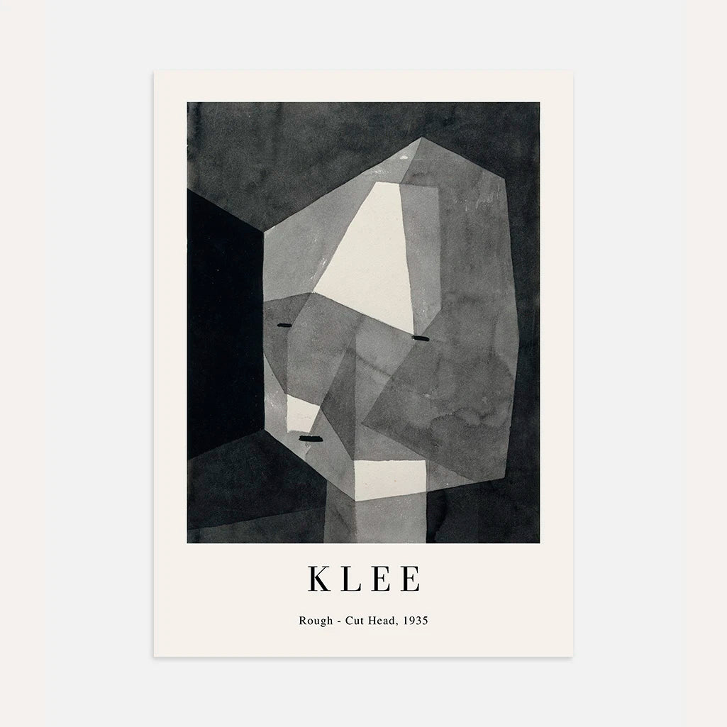 Paul Klee Poster – Ruw gesneden hoofd
