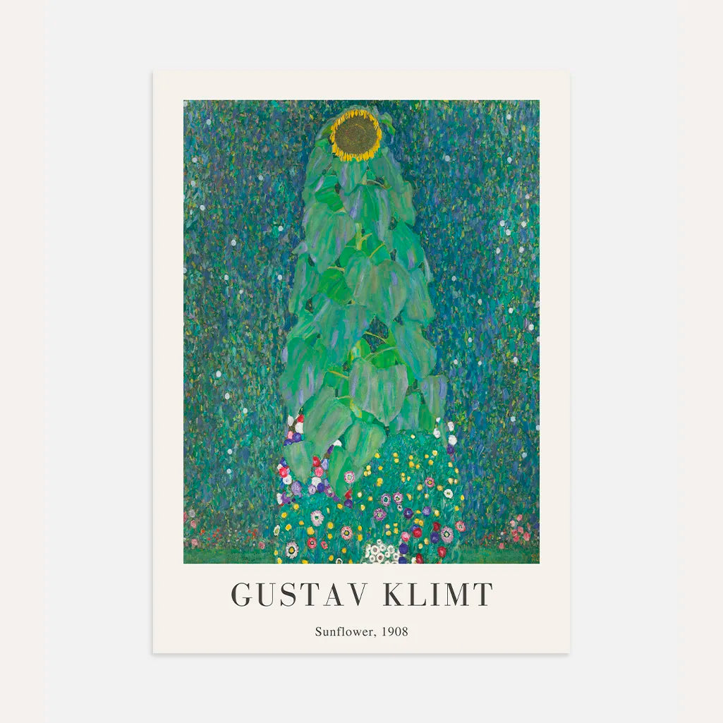 Gustav Klimt – Zonnebloem Poster