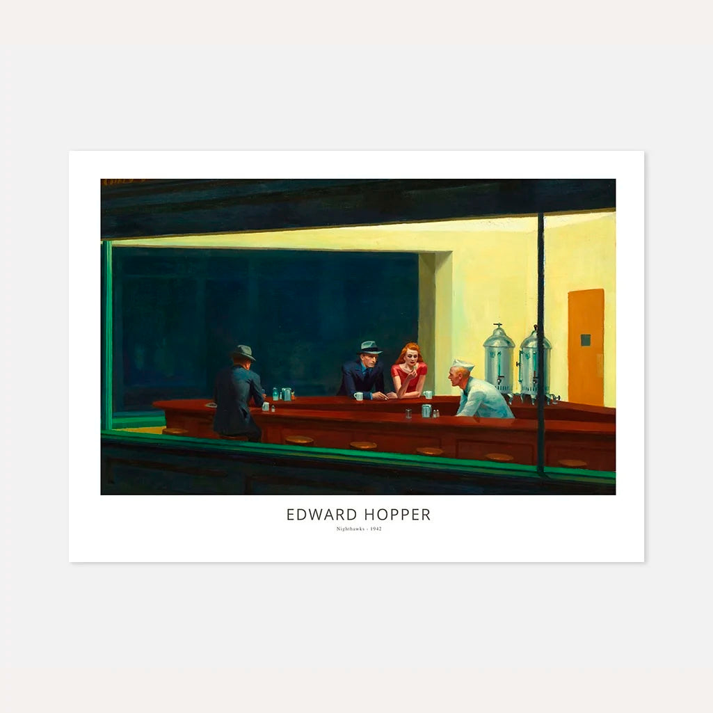 Edward Hopper Poster – Nachtbrakers
