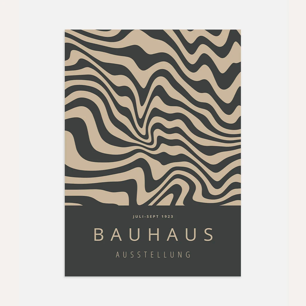 Bauhaus Golven Poster