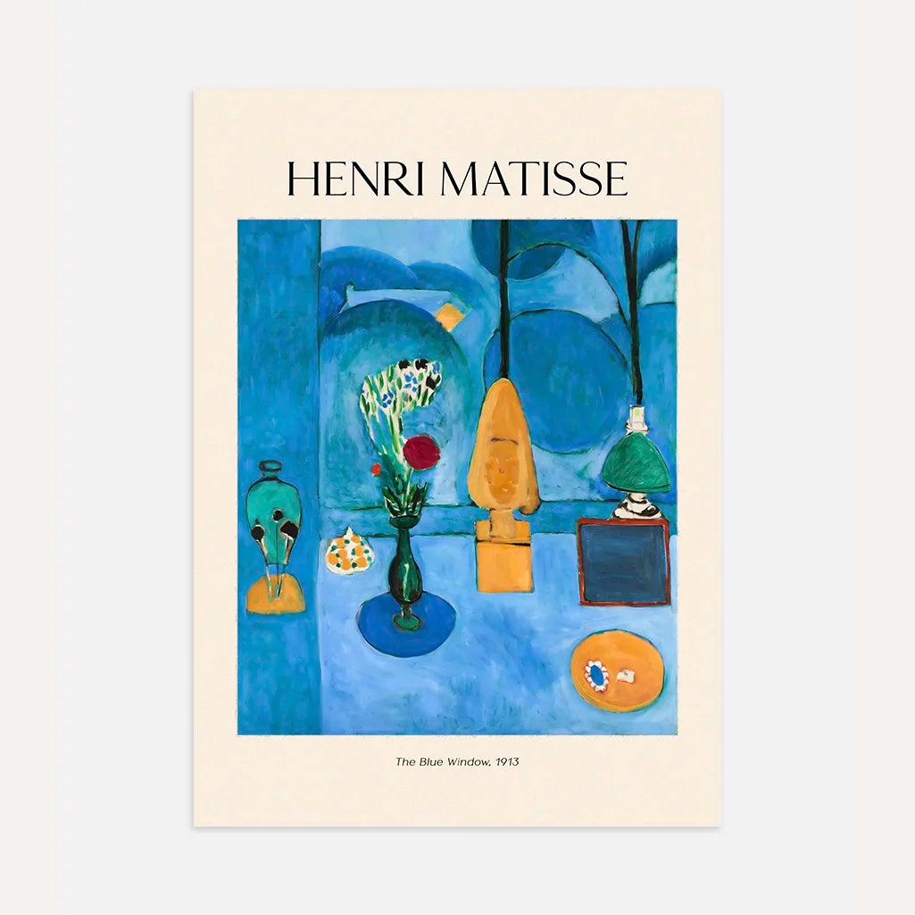 Henri Matisse Poster – Het blauwe raam