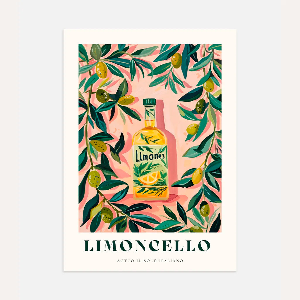 Limoncello Illustratie poster