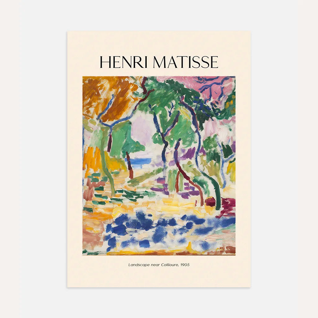 Henri Matisse Poster – Landschap bij Collioure