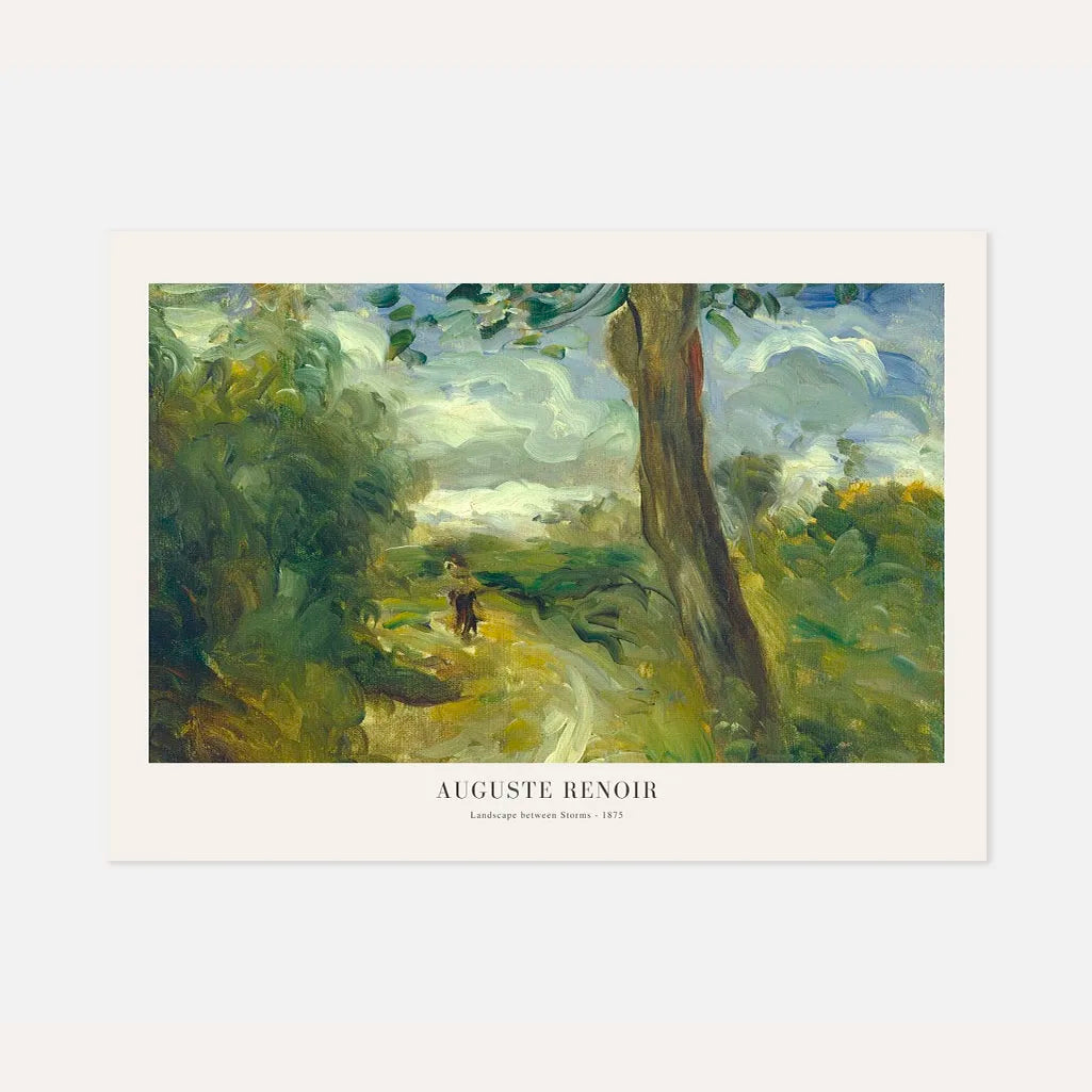 Auguste Renoir – Landschap tussen de stormen Poster